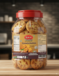 Kavya Peanut Cookies – Crunchy & Nutty Delight (800g Pet Jar Box)
